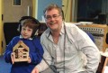 Henry with Mark O'Donnell from BBC Wiltshire