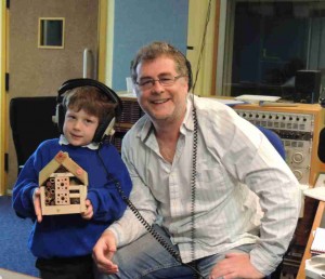 Henry with Mark O'Donnell from BBC Wiltshire